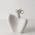 Ceramic Simple White Vase Nordic Home Decoration-5
