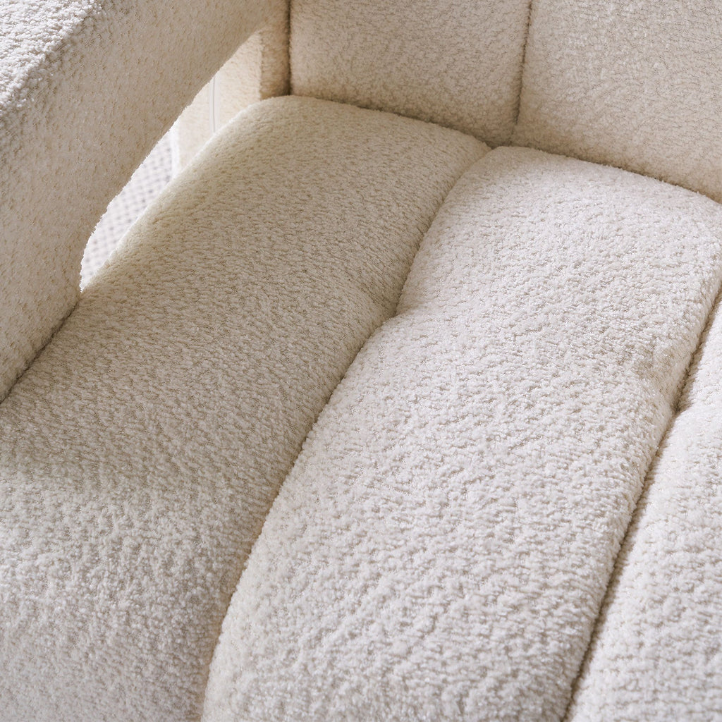 31.10" Wide Boucle Upholstered Accent Chair-3